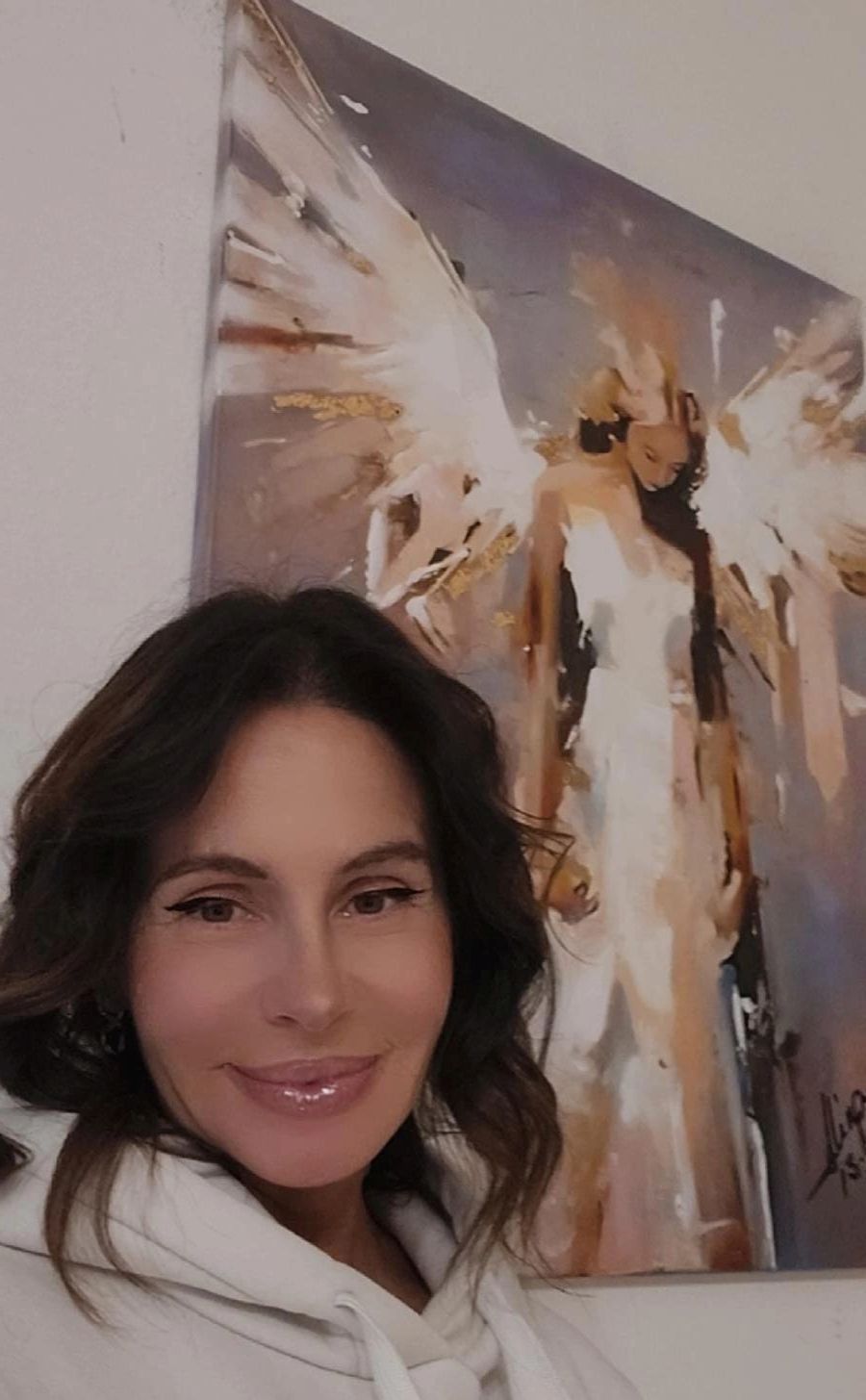 ArteDiAlina.com painting: The Angels are shy